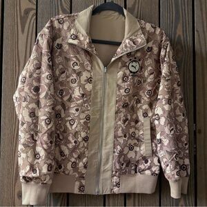 Puma x Liberty Beige Reversible Floral Jacket Size